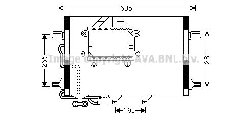 AVA QUALITY COOLING kondensatorius, oro kondicionierius MSA5562